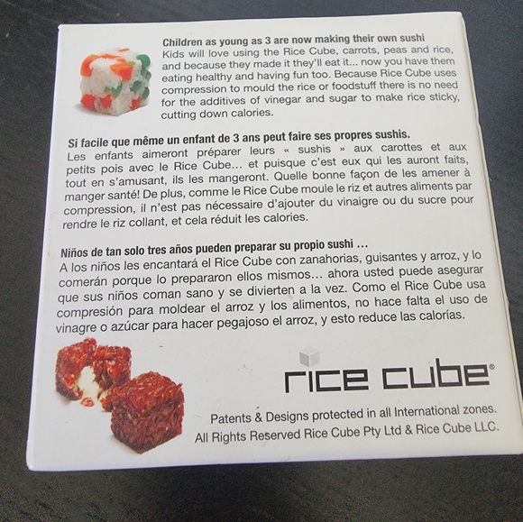4/$45 - Rice Cube sushi maker - Picture 3 of 4